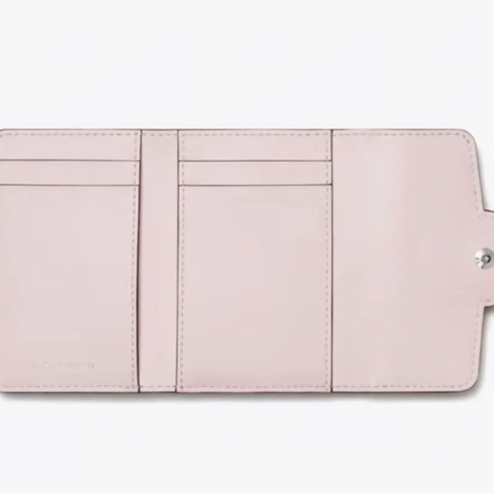 NEW Tory Burch Small Robinson Spazzolato Bi-Fold Wallet - Picture 2 of 5